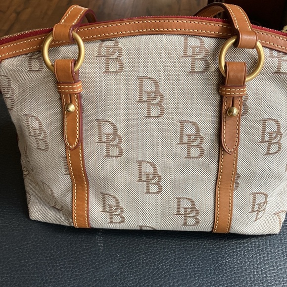 Dooney&Bourke Brown/tan cloth bag - Picture 2 of 8